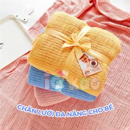 Thumbnail Chăn Lưới Xuất Nga, Chăn Lưới Chống Ngạt Cho Bé An Toàn Thoáng Khí IQ Kao, Chăn Quấn Đắp Giữ Ấm Cho Bé Mùa Đông Mùa Hè 2