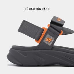 Thumbnail Giày Shondo sandals Nam Nữ F8M2222 xám đậm 3