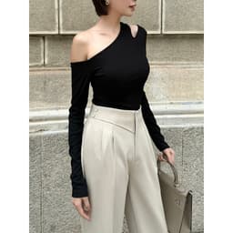 Thumbnail BBSTORE’S Áo Thun Tay Dài Khoét Vai Cá Tính - A2267 4