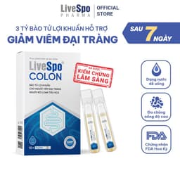 Thumbnail Combo 3 Hộp Bào tử lợi khuẩn LiveSpo Colon dùng cho Viêm Đại Tràng, Tiêu chảy, Táo bón(10 ống) 2