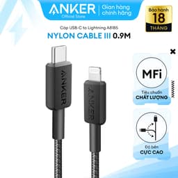 Thumbnail Cáp Sạc Nylon Anker 322 USB-C to Lightning 0.9m - A81B5 - VT 1