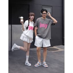 Thumbnail Dép Quai Hậu Unisex Genki Màu Xanh Xám Quai Ngang Đế Cao Su Thời Trang Sport YK278 1