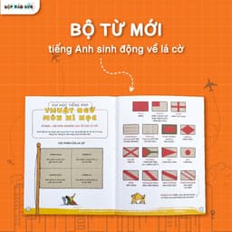 Thumbnail Sách cho bé - Cuốn Phấp Phới Cờ Bay cho bé 6 - 10 tuổi giúp con cập nhật kiến thức về các lá quốc kỳ trên thế giới 4