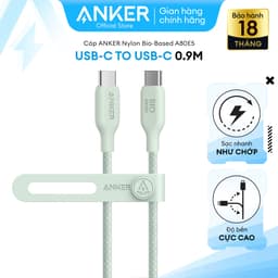 Thumbnail Cáp Sạc Anker Nylon Bio-braided 543 USB-C to USB-C Công Suất Tới 240W Dài 0.9M - A80E5 2