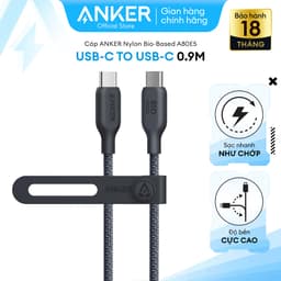 Thumbnail Cáp Sạc Anker Nylon Bio-braided 543 USB-C to USB-C Công Suất Tới 240W Dài 0.9M - A80E5 1