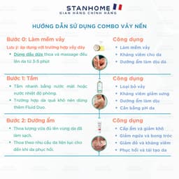 Thumbnail Combo sữa tắm, rửa mặt và kem dưỡng ẩm phục hồi viêm da cơ địa, chàm vảy nến, bong tróc Stanhome Soft Shower-Sos Cica 2