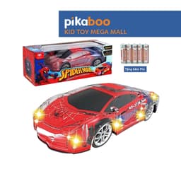 Thumbnail Ô tô điều khiển từ xa cao cấp Pikaboo xe ô tô siêu anh hùng có đèn bắt mắt di chuyển linh hoạt 1