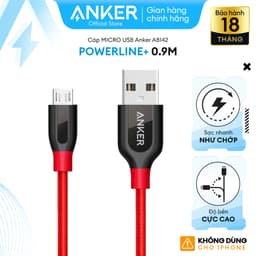 Thumbnail Cáp sạc ANKER PowerLine+ Micro USB dài 0.9m - A8142 3