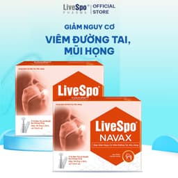 Thumbnail Combo 2 Hộp Xịt mũi - họng chứa Bào tử lợi khuẩn - LivSpo Navax Chuyên Dụng (Hộp 10 ống x 4ml) 1