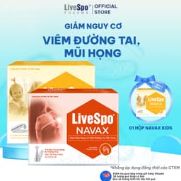Thumbnail Combo Hộp nhỏ  mũi, họng Livespo Navax Kids và Hộp xịt mũi, họng Livespo Navax chuyên dụng (10 ống) 1