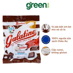 Thumbnail Kẹo sữa Galatine Ý 100g, giàu Canxi hương socola 2
