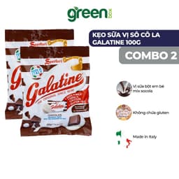 Thumbnail Kẹo sữa Galatine Ý 100g, giàu Canxi hương socola 3