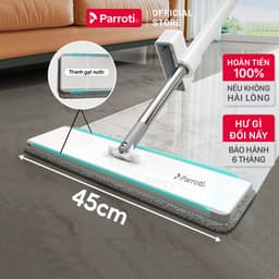 Thumbnail Cây Lau Nhà Tự Vắt, Bàn Lau Xoay 360 Độ, Có Tích Hợp Gạt Nước, Cây Lau Trợ Lực Parroti Magic - MG03 1