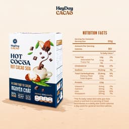 Thumbnail Bột Cacao Sữa Heyday - Đậm Vị Chân Thật Từ Cacao Nguyên Chất - Hộp Giấy 12 Gói x 20g 2