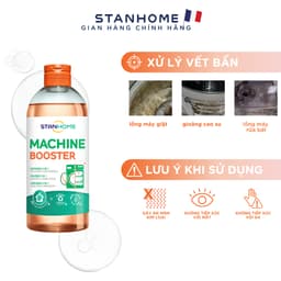 Thumbnail Dung dịch vệ sinh lồng máy giặt, máy rửa bát và gioăng cao su Stanhome Machine Booster 500ml 3
