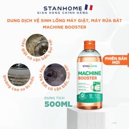 Thumbnail Dung dịch vệ sinh lồng máy giặt, máy rửa bát và gioăng cao su Stanhome Machine Booster 500ml 1