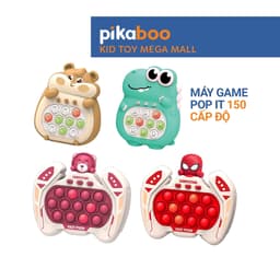 Thumbnail Pop it điện tử Pikaboo Đồ chơi máy chơi game bản mới bấm nút theo đèn nhạc với 4 giúp luyện phản xạ 1