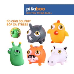 Thumbnail Đồ chơi xả stress Squishy nắn bóp đàn hồi giảm căng thẳng Pikaboo, chất liệu an toàn, đa dạng mẫu mã 1