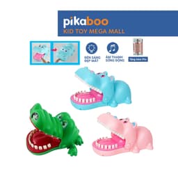 Thumbnail Cá sấu cắn tay vui nhộn cho bé Pikaboo, đồ chơi khám răng cá sấu chất liệu an toàn cho trẻ từ 3 tuổi 1