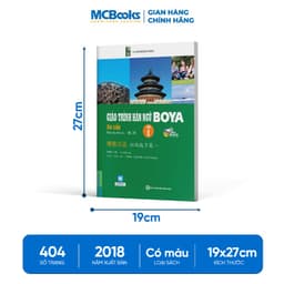 Thumbnail Sách - COMBO Giáo Trình Hán Ngữ Boya Sơ Cấp 4 cuốn 4