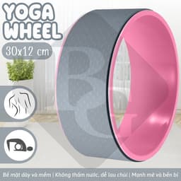 Thumbnail BG Vòng Tập Yoga, Vòng Yoga Nhựa ABS 30X12CM Tập Lưng Cao Cấp- Yoga Wheel 2