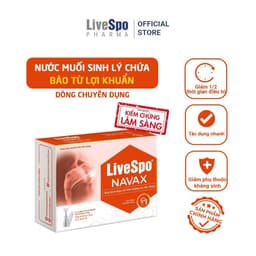 Thumbnail Combo 3 Hộp Xịt mũi, họng chứa Bào tử lợi khuẩn Livespo Navax chuyên dụng [Mua 3 tặng 1] Hộp 10 ống 3
