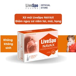 Thumbnail Combo 3 Hộp Xịt mũi, họng chứa Bào tử lợi khuẩn Livespo Navax chuyên dụng [Mua 3 tặng 1] Hộp 10 ống 4