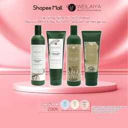 Thumbnail Combo 2 Cặp Dầu Gội Weilaiya Chính Hãng Tinh Chất Gừng Ngăn Rụng & Mọc Tóc - Gội 400ml - Xả 250ml tặng set gội-xả 20ml 1
