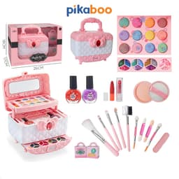 Thumbnail Bộ trang điểm thật cho bé gái an toàn Pikaboo chất liệu trang điểm thật, an toàn, dễ dàng rửa sạch với nước 2