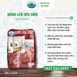 Thumbnail Miếng Lưới Rửa Chén Đa Năng Ohiama Net Scourer Chính Hãng, Chuyên Dụng Cho Nhà Hàng Quán Ăn, Tết 2