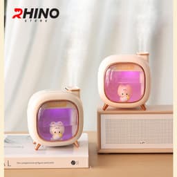 Thumbnail Máy phun sương Rhino H809 500ml tạo ẩm, 2 đầu phun kèm đèn ngủ 1
