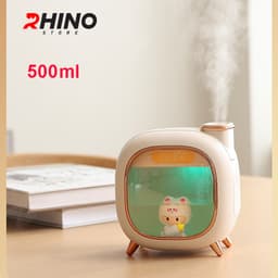 Thumbnail Máy phun sương Rhino H809 500ml tạo ẩm, 2 đầu phun kèm đèn ngủ 3