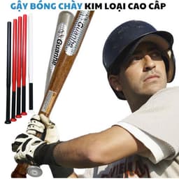 Thumbnail Gậy Bóng Chày Màu Đen Dài 71cm Đến 81cm Hợp Kim Thép – Kèm Túi Đựng Gậy Bóng Chày Chính Hãng Amalfe 1