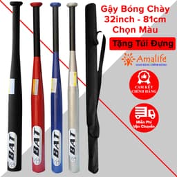 Thumbnail Gậy Bóng Chày Dài 81 CM Chọn Màu Bằng Thép Cứng Cao Cấp – Kèm Túi Đựng Gậy Bóng Chày Chuyên Dụng Chính Hãng Amalife 1