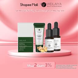 Thumbnail Combo Dầu Gội Weilaiya 20ml và 2 Lọ Serum Mọc Tóc 5ml Ngăn Rụng Tóc Kích Thích Mọc Tóc 1