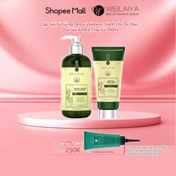 Thumbnail Bộ Gội Xả Gừng Xanh Detox Hỗ Trợ Mọc Tóc & Ngăn Lão Hóa Da Đầu (Gội 420ml; Xả 200ml) 1
