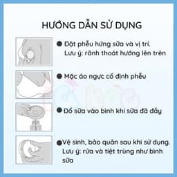 Thumbnail Hộp 2 Phễu Hứng Sữa IQKAO Chống Tràn, Chất Liệu Silicone, Chống Tràn, Kích Sữa Nhẹ, Mềm Mại, An Toàn Cho Bé IQKAO 4