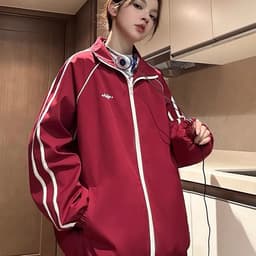 Thumbnail Áo Khoác Gió ANCHO NAD Unisex Áo Khoác Dù From Rộng Chống Nước Nam Nữ Cổ Đứng Thu Đông AG 6 1