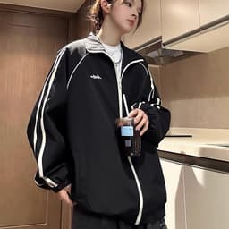 Thumbnail Áo Khoác Gió ANCHO NAD Unisex Áo Khoác Dù From Rộng Chống Nước Nam Nữ Cổ Đứng Thu Đông AG 6 4
