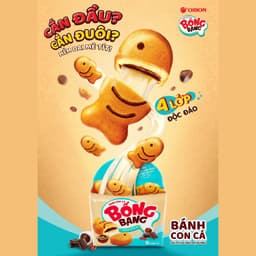 Thumbnail Combo 3 Túi Bánh Con Cá Bống Bang nhân Mochi Socola Đậu Đỏ (145g) 2