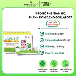 Thumbnail Siro bổ phế Lapota dạng gói hỗ trợ thanh đờm, giảm đau họng, tăng cường hệ miễn dịch 20 gói x 5ml 2