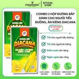 Thumbnail Combo 2 Hộp Đường Ăn Kiêng Diacana khuyên dùng cho người tiểu đường, người đang ăn kiêng (hộp 50 gói) 2