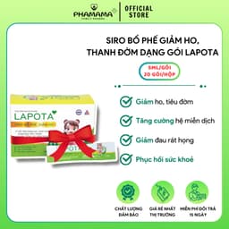 Thumbnail Siro Lapota dạng gói hỗ trợ bổ phế, thanh đờm, giảm đau họng, tăng cường hệ miễn dịch 1