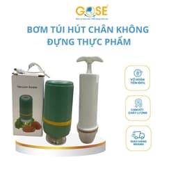 Thumbnail Bơm hút túi chân không đựng thực phẩm bảo quản đồ ăn trong tủ lạnh giúp tươi hơn an toàn hơn 1