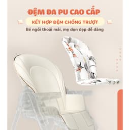 Thumbnail Ghế ăn dặm đa năng cao cấp Chilux Grow V Upgrade - Có thể gấp gọn - Bánh xe chống ồn 4