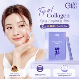Thumbnail [SALE 1/5-5/5] Bột Uống Collagen Cao Cấp Kết Hợp Saffron Gilaa (60 gói x 2g) 3
