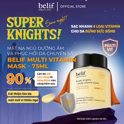 Thumbnail [Hannah Olala x belif Official] Mặt nạ ngủ dưỡng ẩm và phục hồi da chuyên sâu belif Multi Vitamin Mask 75ml 2