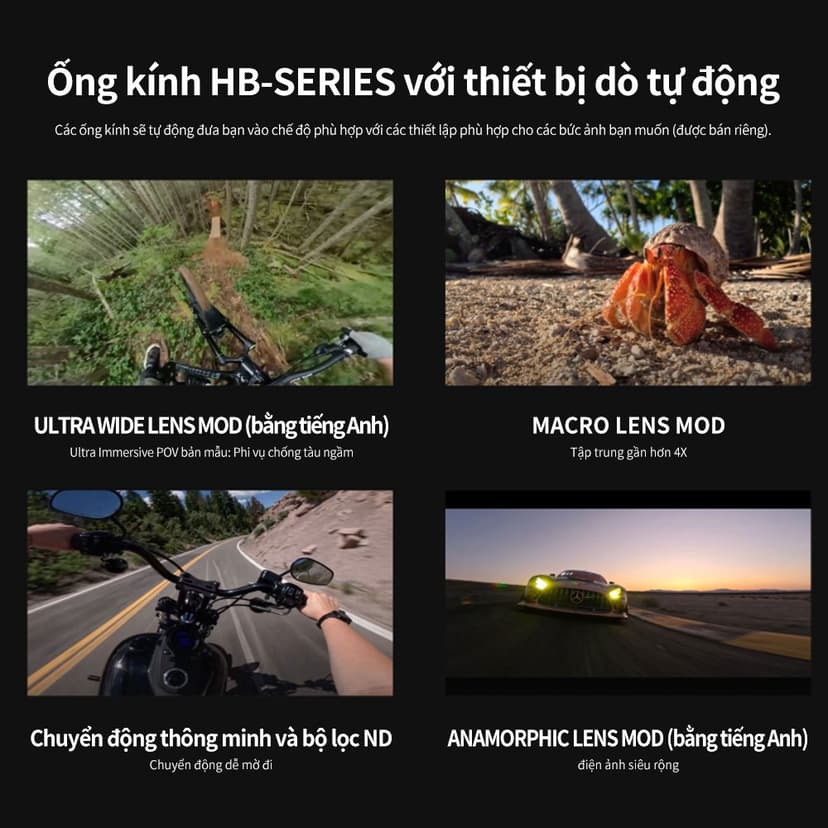 Ảnh GoPro Hero13 Black Camera hành động chống nước, ảnh 27MP + video 5.3K, GPS, không bao gồm Lenses HB 2