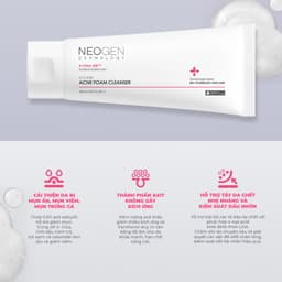 Thumbnail Sữa Rửa Mặt Dạng Gel Làm Sạch Sâu Cho Da Dầu Mụn Neogen Dermalogy A-clear Acne Foam Cleanser (150ml) 3