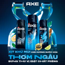 Thumbnail Xịt nước hoa nam toàn thân AXE 135ml, lưu hương và khử mùi lên đến 48h 3